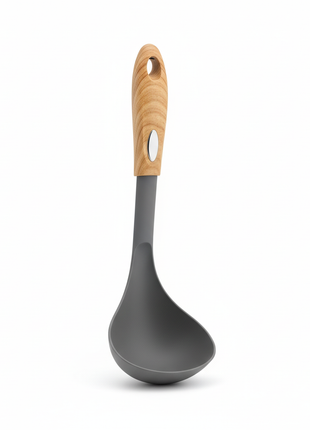 Cucharón Sopa Nylon/Madera HC - fondo blanco