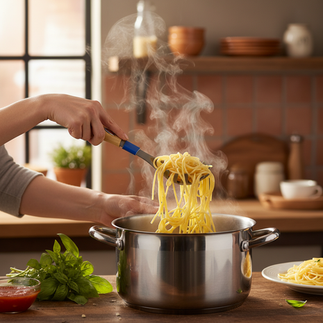 Cuchara Spaghetti HC en uso - lifestyle