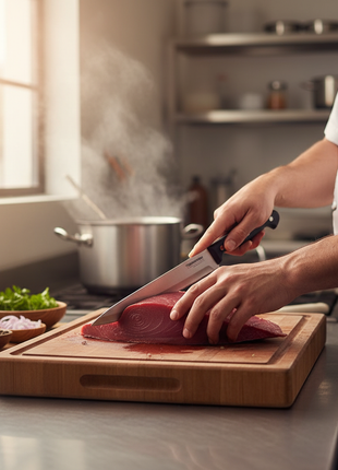 Cuchillo Tramontina en uso - lifestyle
