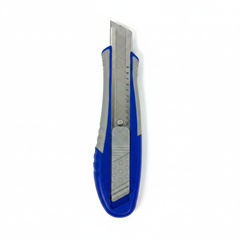 Cutter azul sin empaque fondo blanco