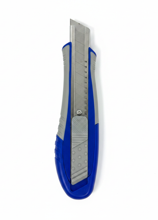 Cutter azul sin empaque fondo blanco