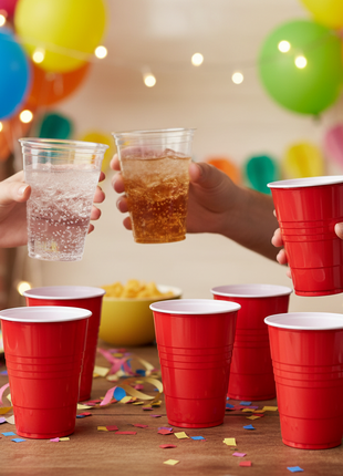 Vasos rojos para reuniones en familia o con amigos. Envios express al mejor precio con OcShop.pe