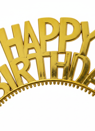 Diadema Happy Birthday macro