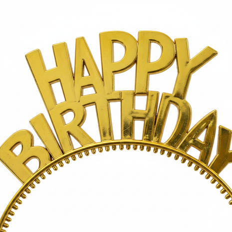 Diadema Happy Birthday macro