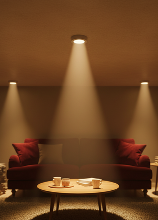 Dicroico LED Opalux cálido en uso