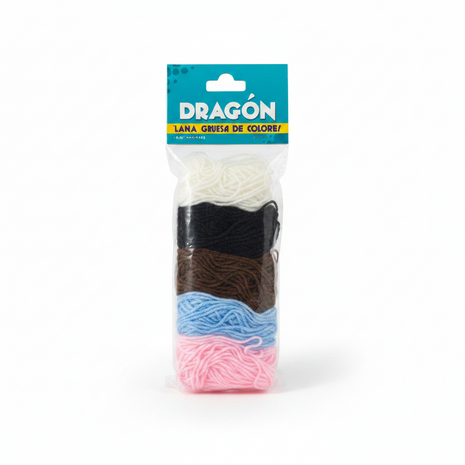 LANA GRUESA DE 6 COLORES DRAGON