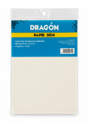 Dragón Papel Seda empaque frontal