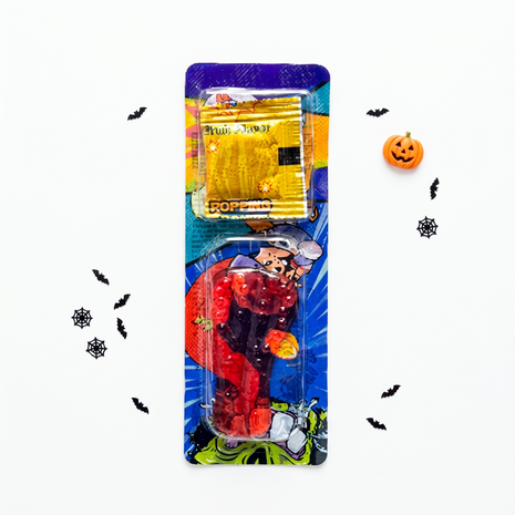 Dulce de Halloween en vista cenital