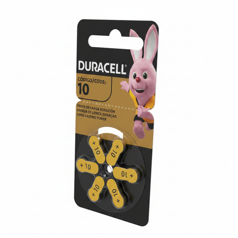 Duracell 10 tres cuartos