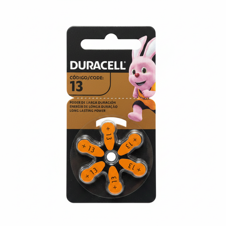 Duracell 13 empaque frontal
