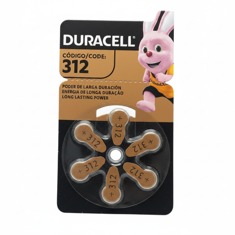 Duracell 312 empaque frontal