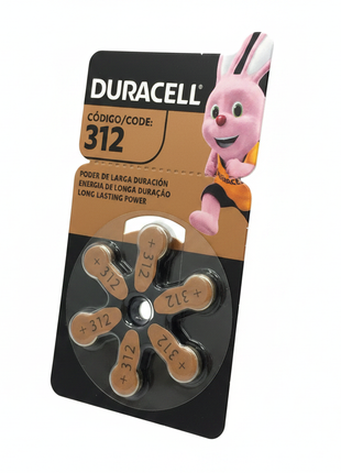 Duracell 312 tres cuartos