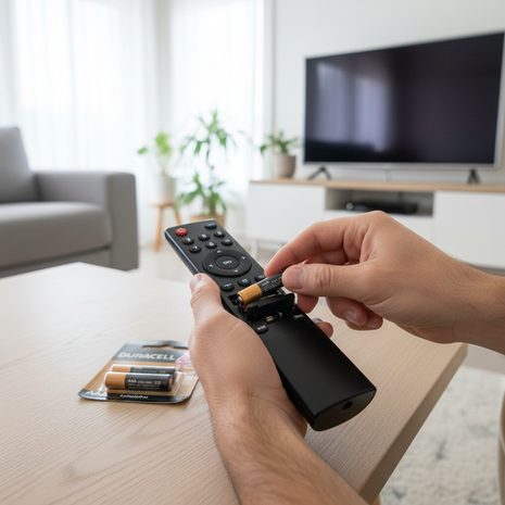 Duracell AAA x2 – instalación en control remoto – energía confiable para dispositivos del hogar