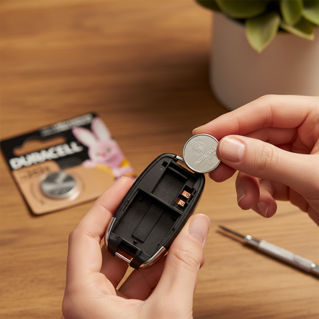 Duracell CR2025 – reemplazo de pila botón de litio para llave de auto – instalación fácil y potencia confiable

