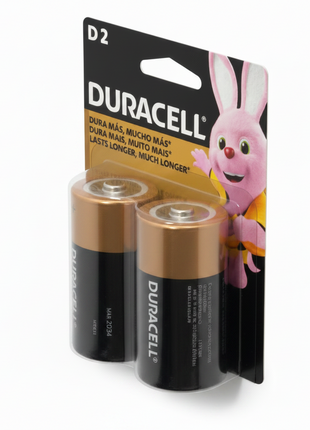 PILAS TIPO D DURACELL 1.5V EXTRA DURACION