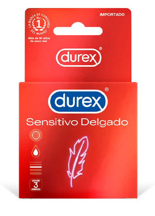 PRESERVATIVO DUREX SENSITIVO DELGADO