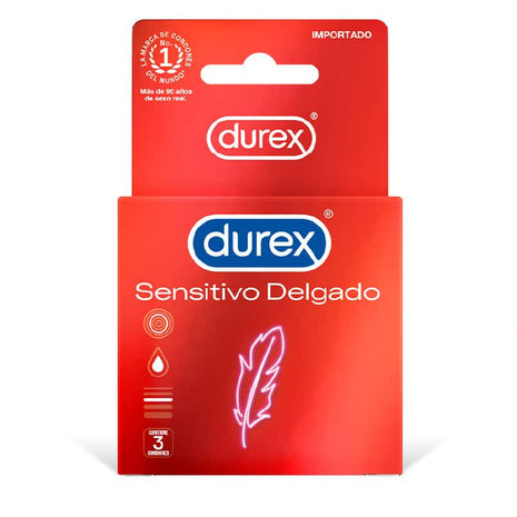 PRESERVATIVO DUREX SENSITIVO DELGADO