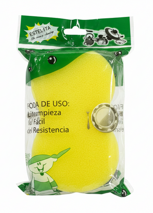 ESPONJA DE PLATOS DOBLE TEXTURA