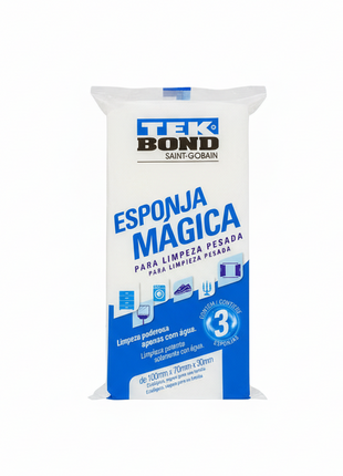 Esponja Mágica Tek Bond fondo blanco