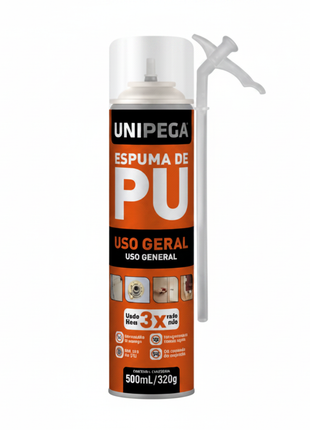Espuma de PU UNIPEGA - Fondo Blanco