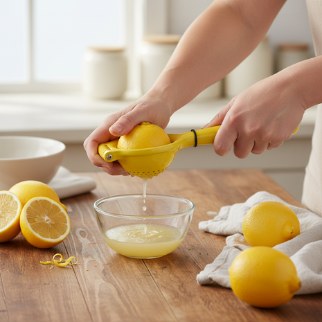 EXPRIMIDOR DE LIMON CON SACA PEPAS