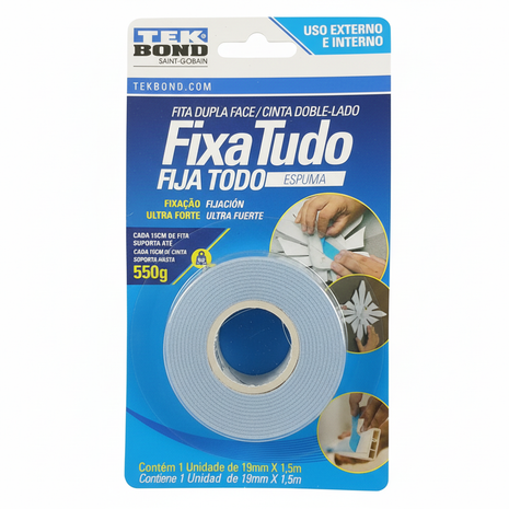 Fixa Tudo Espuma Tekbond - Fondo Blanco