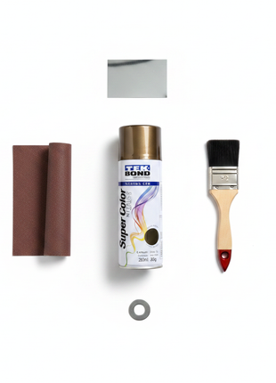 Tekbond spray bronce metálico 400ml – kit DIY decorativo – aerosol alta cobertura – pintura para metal, madera y plástico

