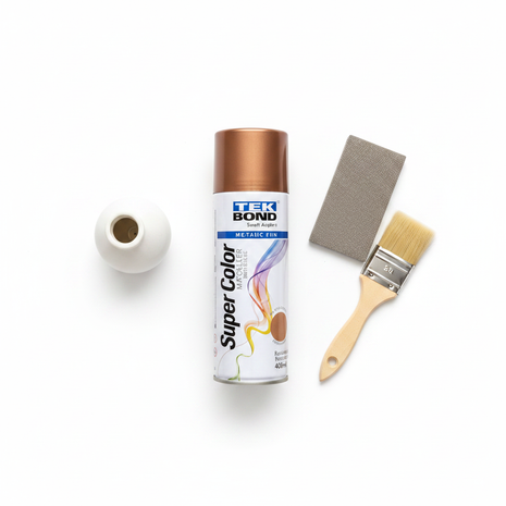 Tekbond spray cobre rosa 400ml – aplicación directa – aerosol secado rápido – pintura decorativa multiusos

