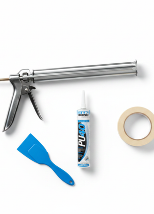 Tekbond PU40 sellador poliuretano – kit sellado profesional – cartucho sellante – para juntas, ventanas y acabados de construcción

