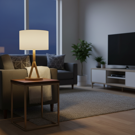Opalux LED A60 E27 8W – luz cálida 3000K – ambiente acogedor – ideal para sala, dormitorio y comedor

