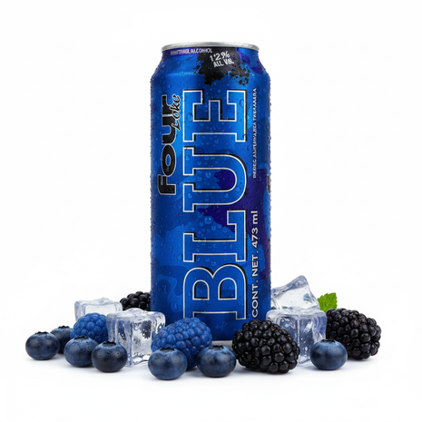 Four Loko Blue - Con ingredientes
