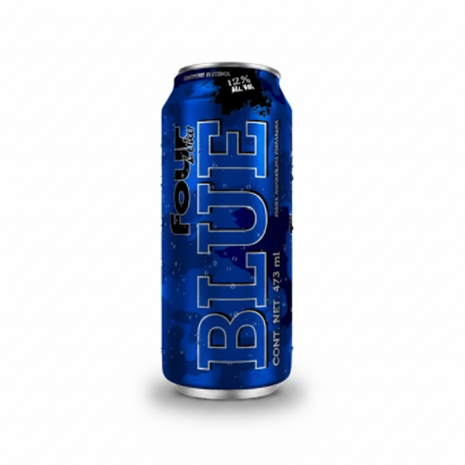 Four Loko Blue - Fondo Blanco