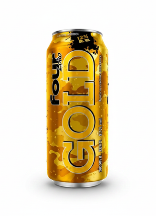 Four Loko Gold - Fondo Blanco