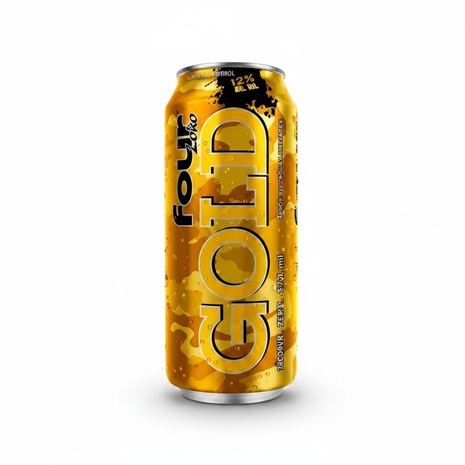 Four Loko Gold - Fondo Blanco