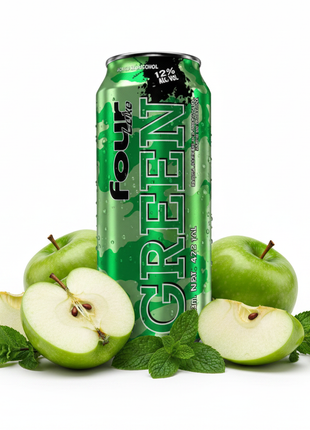 Four Loko Green - Con ingredientes