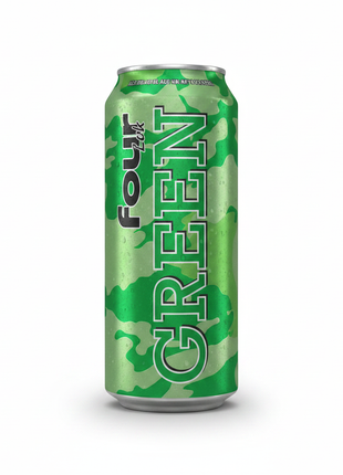 Four Loko Green - Fondo Blanco
