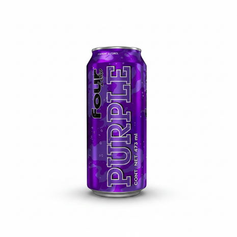 Four Loko Purple - Fondo Blanco