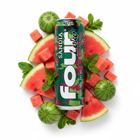Four Loko Sandia - Con ingredientes