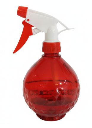 Frasco rojo fondo blanco