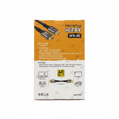 Full Max HDMI 4K - Vista Trasera