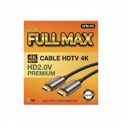 Full Max HDMI 5M - Vista Frontal