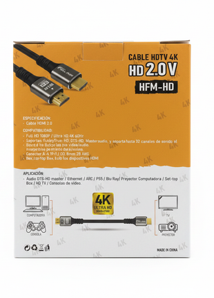 Full Max HDMI 5M - Vista Trasera