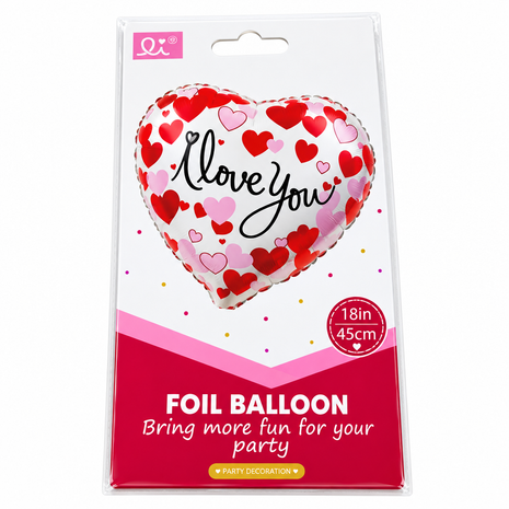 Globo foil con empaque