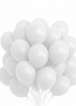 PACK 100 UNDS DE GLOBOS BLANCOS