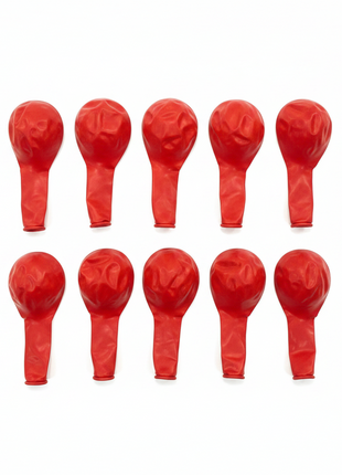 PACK 10 UNIDS DE GLOBOS ROJOS