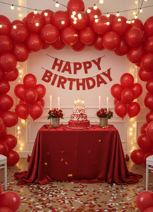 PACK 100 UNDS DE GLOBOS ROJOS