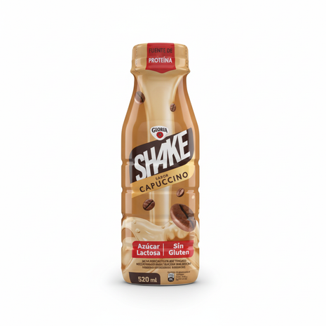Gloria Shake Capuccino fondo blanco