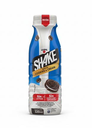 Gloria Shake Cookies & Cream fondo blanco