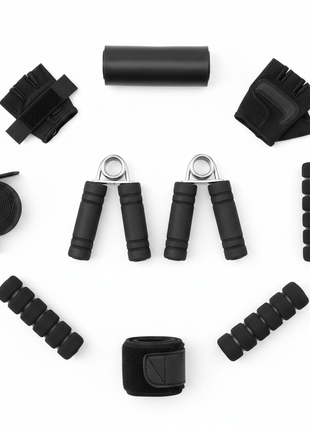 Handgrip con resorte de acero y mango antideslizante ajustable
