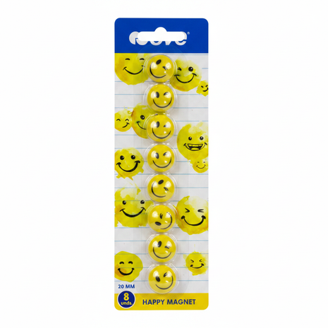Happy Magnet frontal blanco
